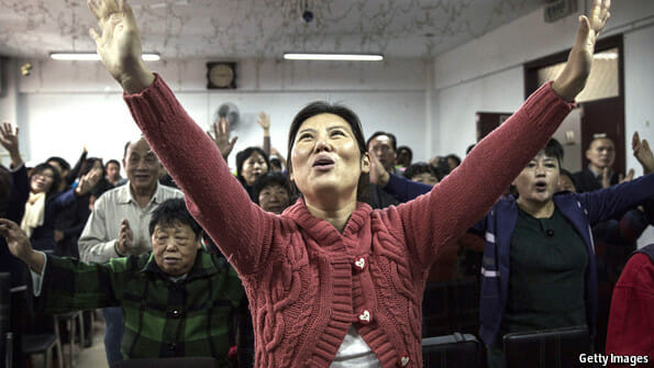Religion in China: Cracks in the atheist edifice in The Economist